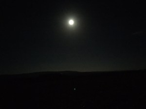 Full moon before eclipse, September 2015